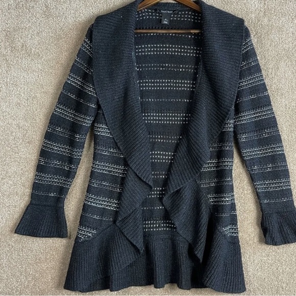 WHBM Sweater Cardigan with Ruffles…Size: Small - Picture 7 of 11